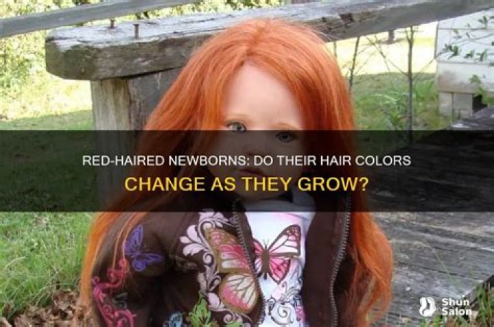 Are all redheads born with red hair?