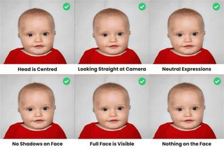 Are babies awake in passport photos?