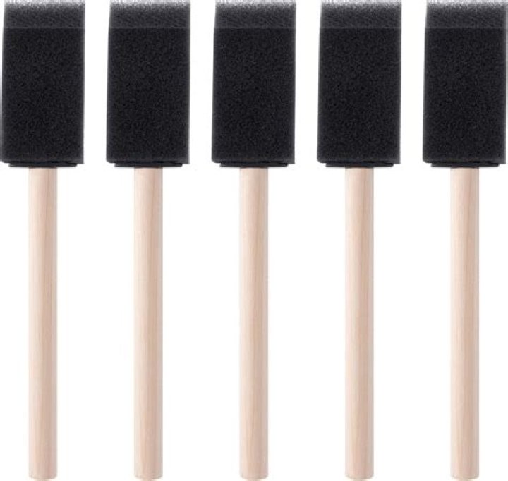 Are foam brushes good for staining?