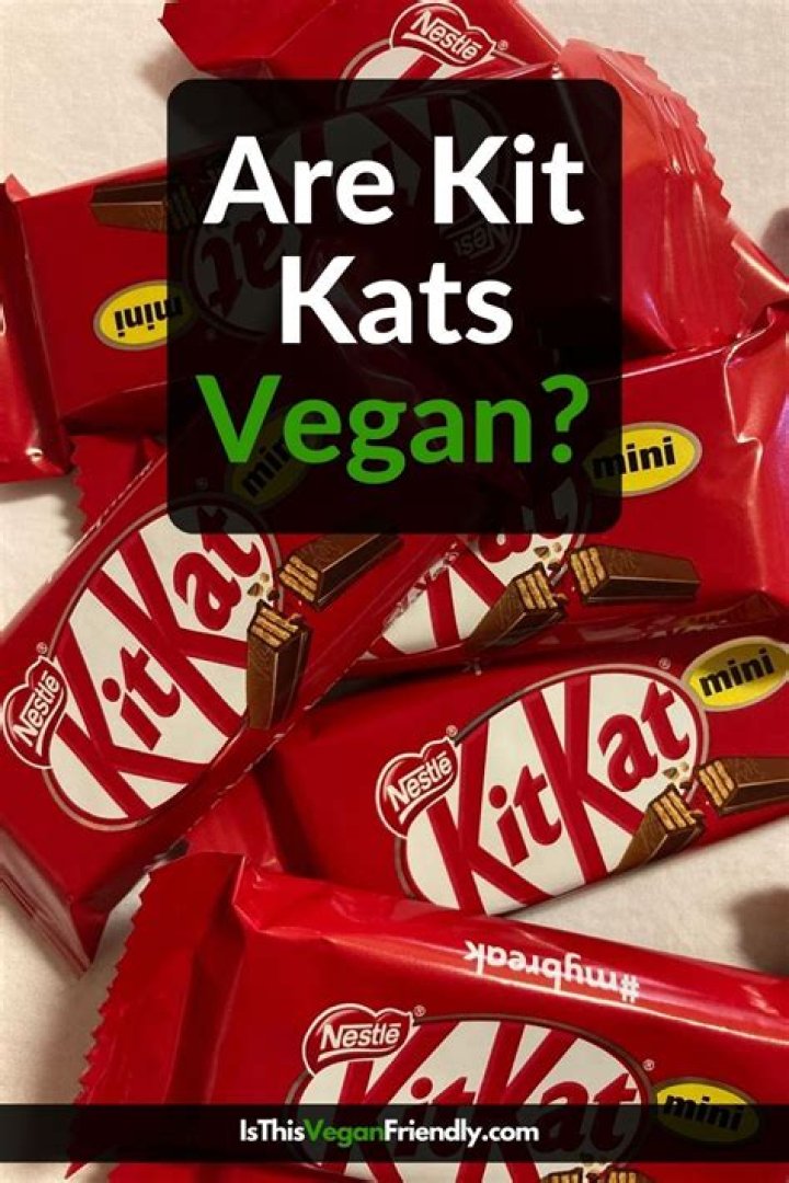 Are Kit Kats vegan?