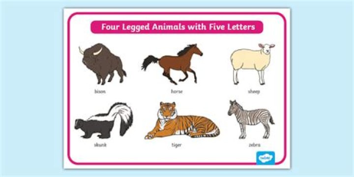 Are there any 3 legged animals?