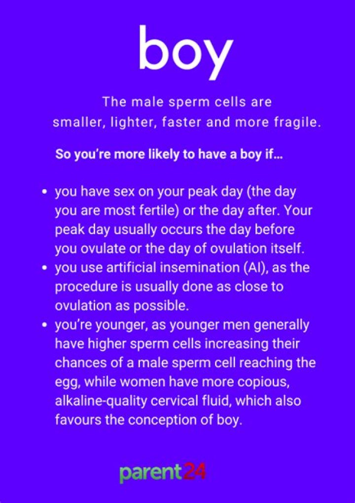 Are you more likely to have a girl if you are older?