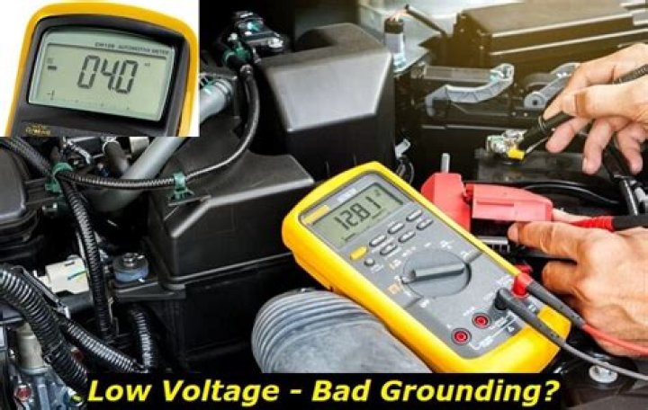 Can a bad ground cause low voltage?