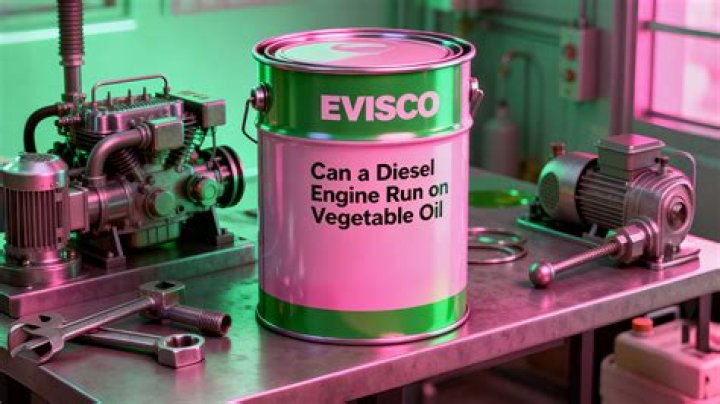 Can a diesel engine run on vegetable oil?