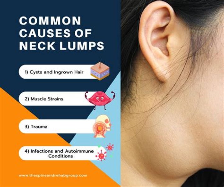 Can a knot in your neck feel like a lump?