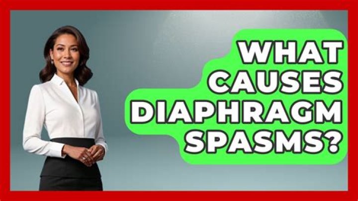 Can anxiety cause diaphragm spasms?