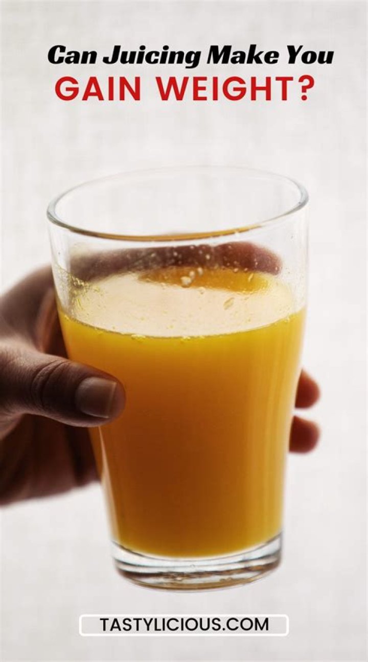 Can apple juice make you gain weight?