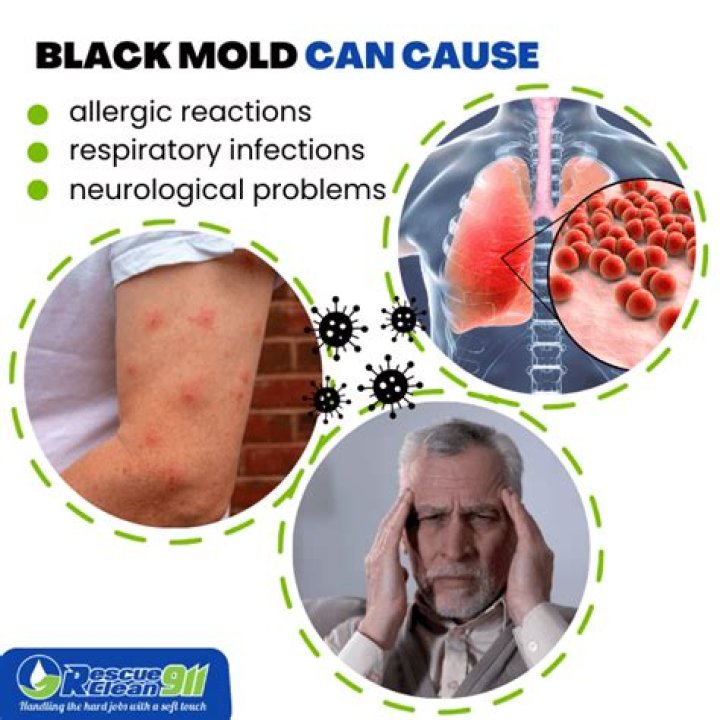 Can black mold cause pneumonia?