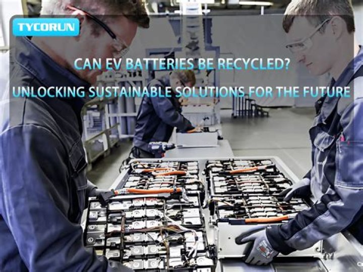 Can EV batteries be recycled?