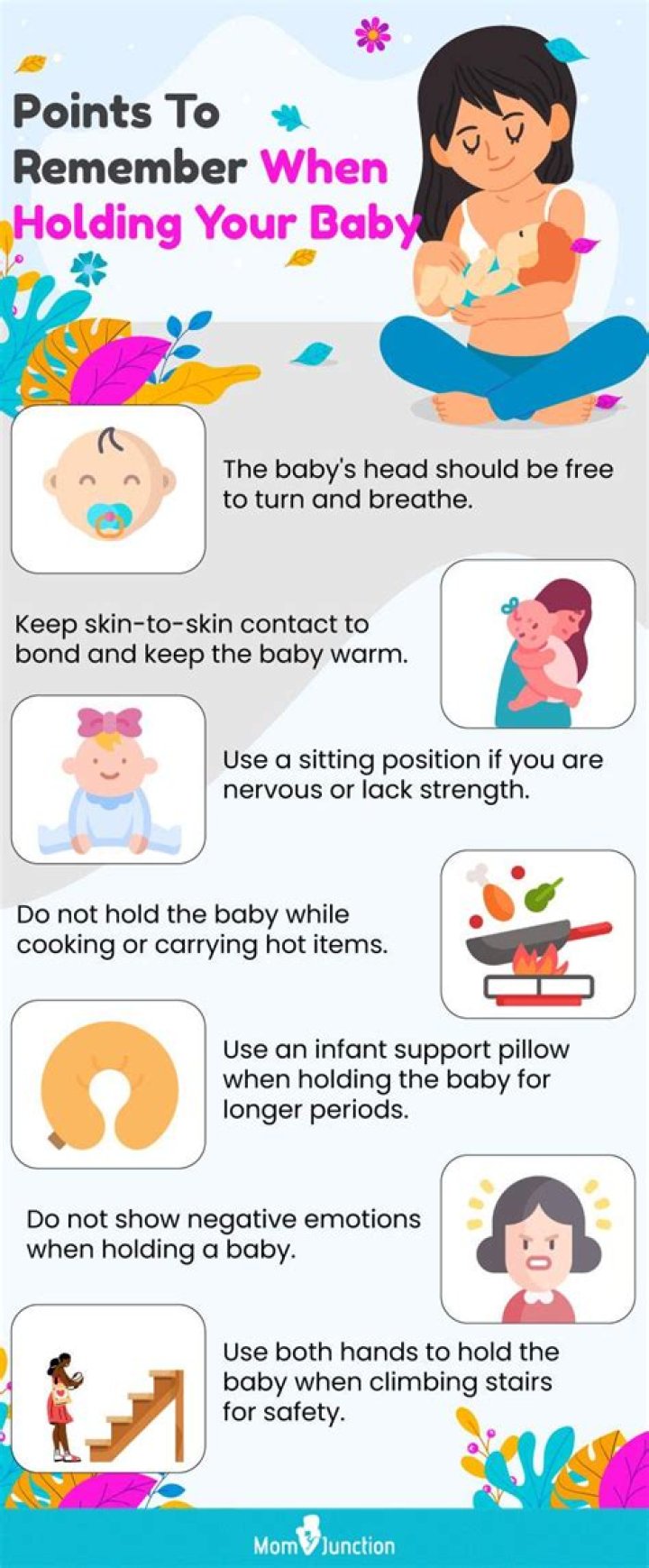Can holding a baby too much make them sore?