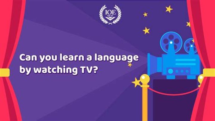 Can I learn a language by watching TV?