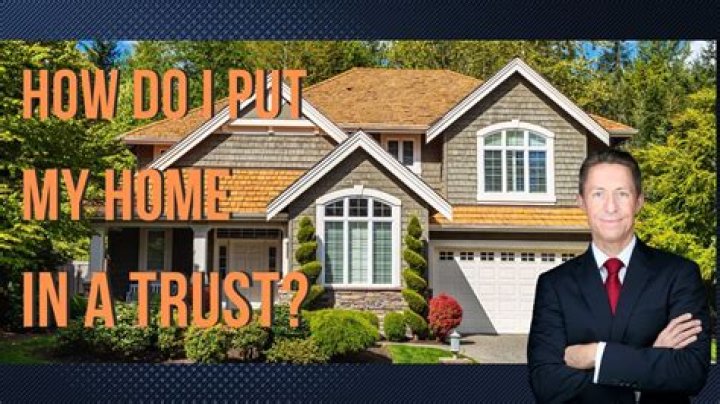 Can I put my house in a trust for my son?