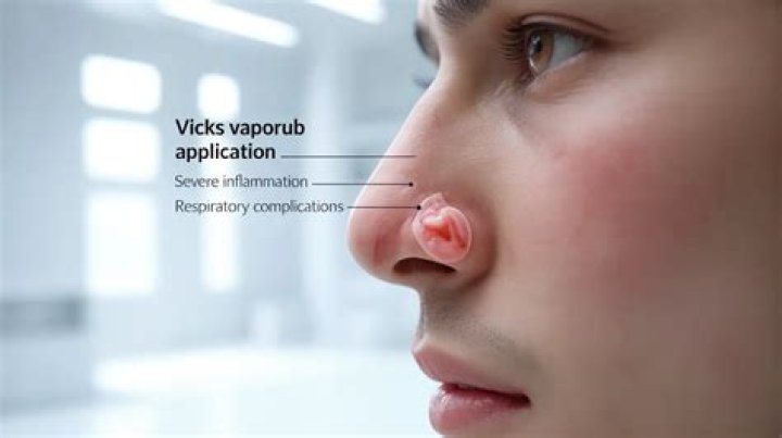 Can I put Vicks under my nose?