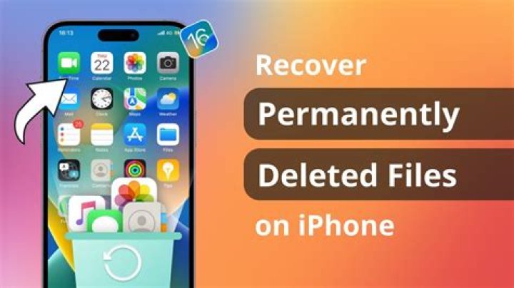 Can I recover permanently deleted photos from my iPhone?