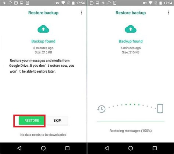 Can I restore old WhatsApp backup?
