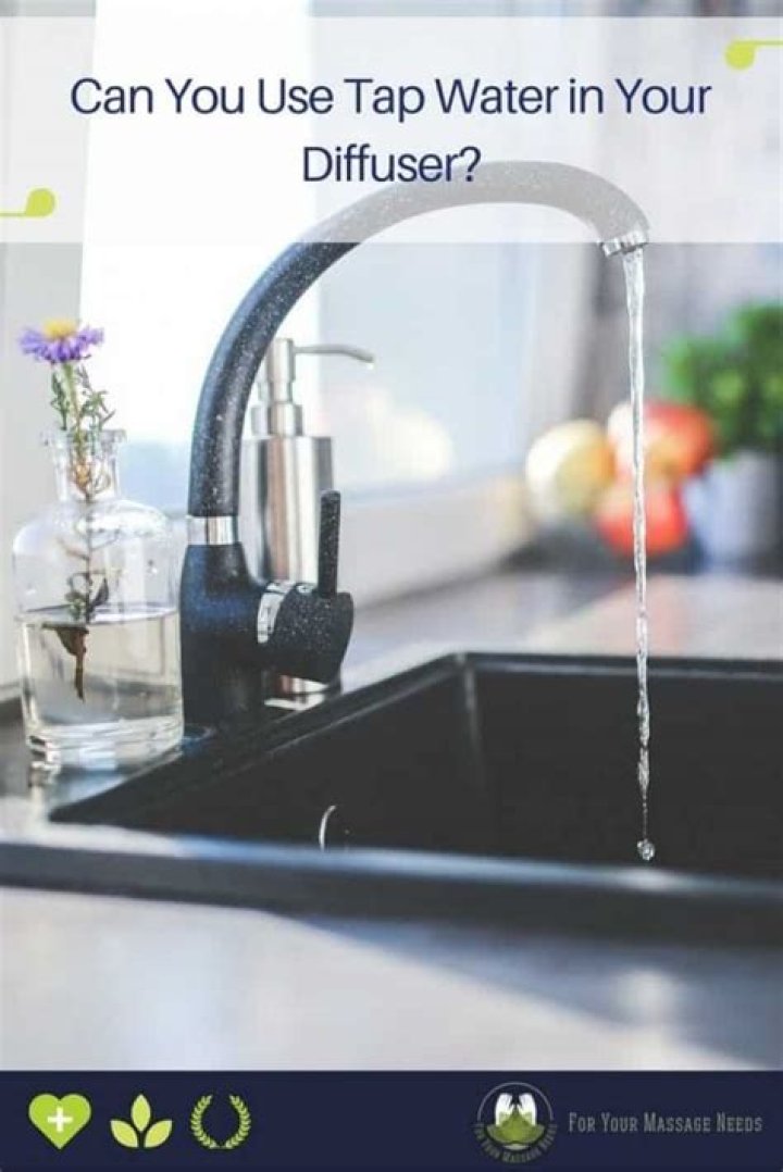 Can I use tap water in my diffuser?
