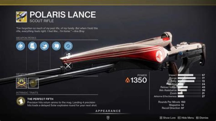 Can Polaris Lance create Warmind Cells?