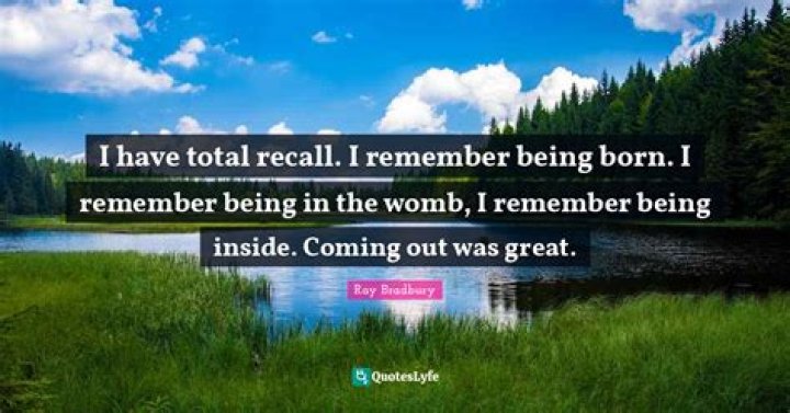 Can u remember being in the womb?