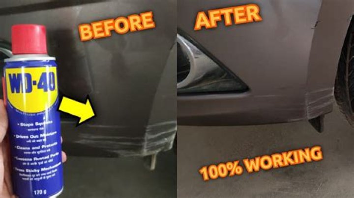 Can WD-40 Remove car scratches?
