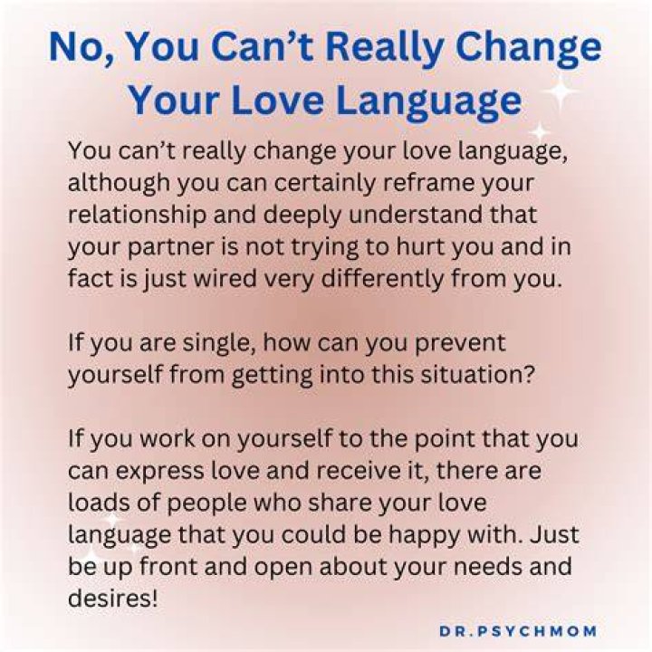 Can you change your love language?