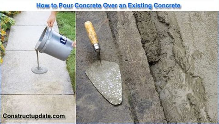 Can you concrete over old concrete?