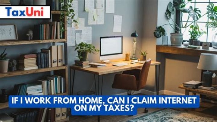 Can you deduct Internet if you work from home?