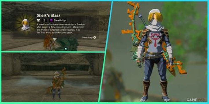 Can you dye Sheik Mask Botw?