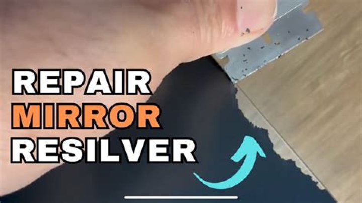 Can you fix a mirror that is silvering?