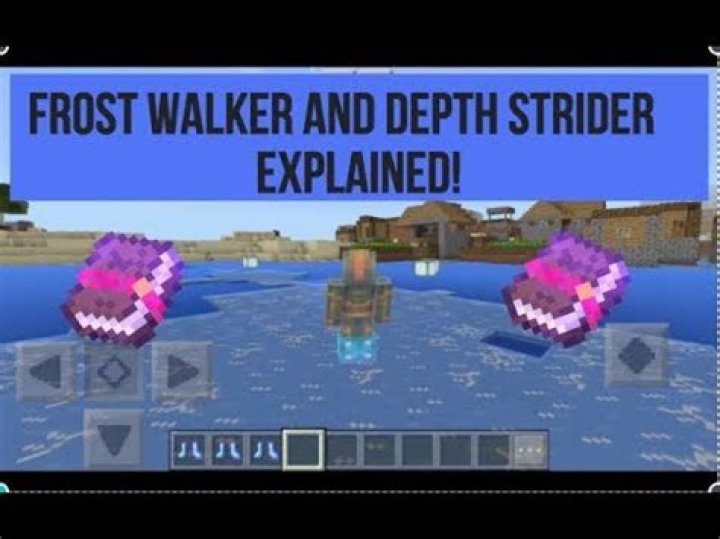 Can you have depth Strider and frost Walker?
