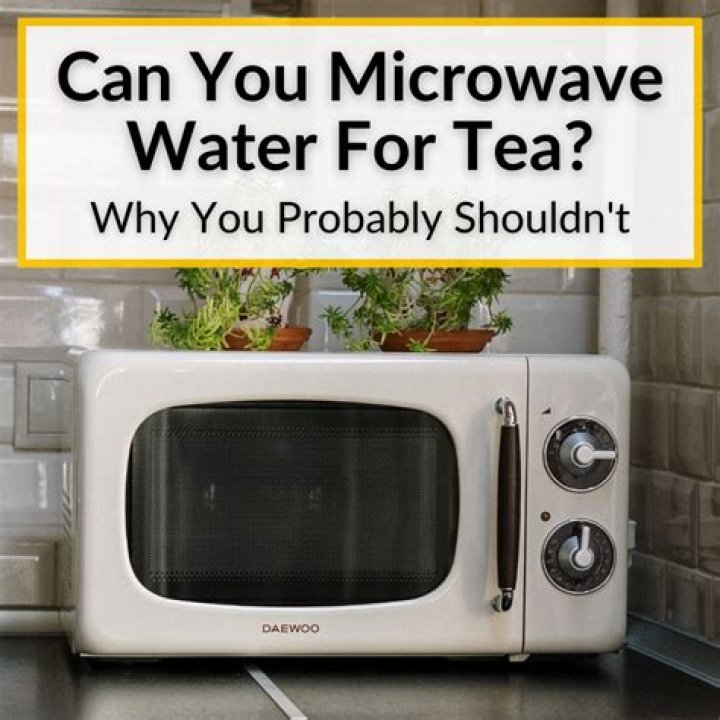 Can you microwave water?