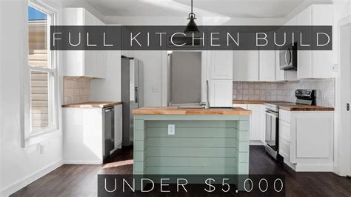 Can you redo a kitchen for 5000?