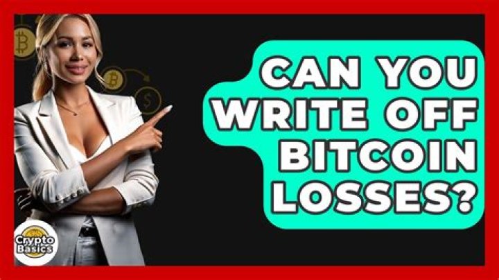 Can you write off bitcoin losses on taxes?