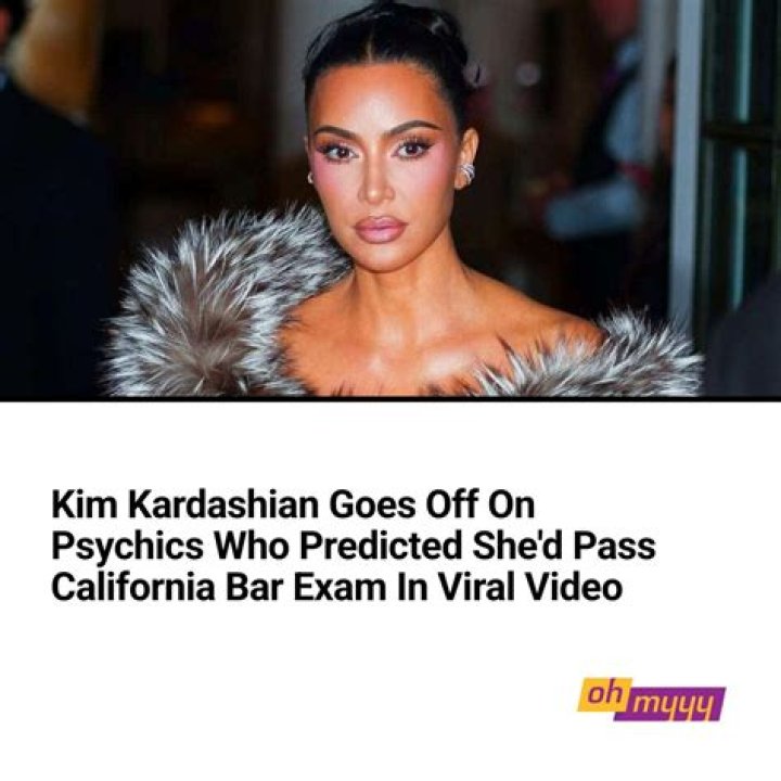 Did Kim Kardashian pass the mini bar exam?