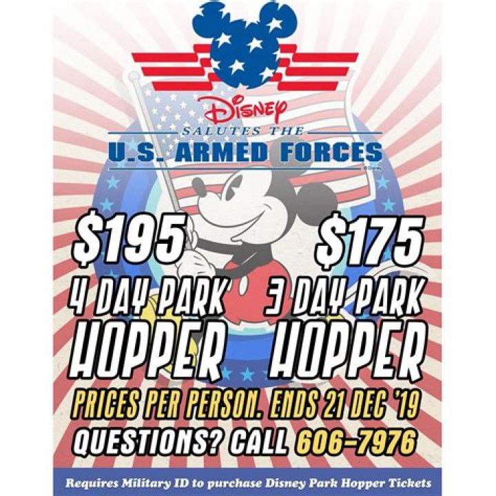 Do Disney military tickets expire?