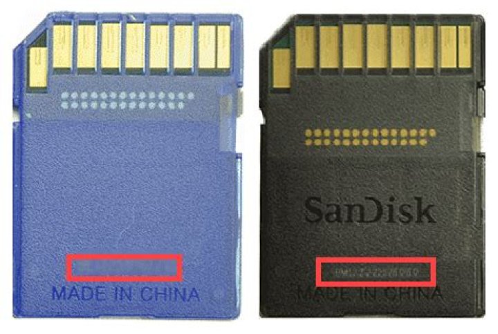 Do SD cards have serial numbers?