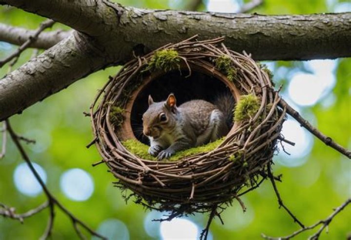 Do squirrels make nests?