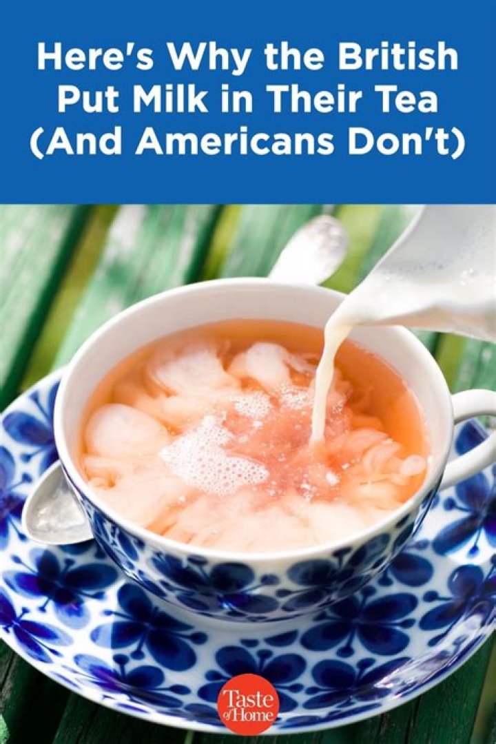 Do the British put milk and sugar in their tea?