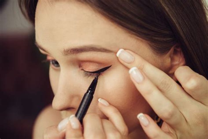 Do you apply eyeliner above or below the lashes?