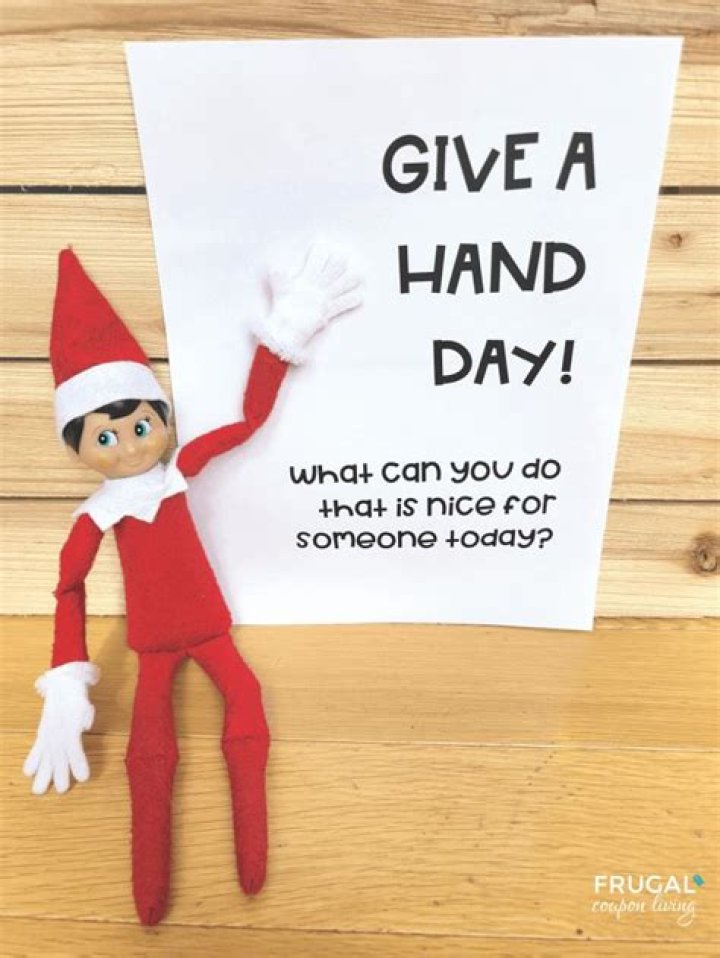 Do you cut Elf on Shelf hands apart?