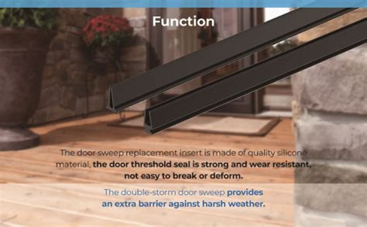 Do you install door sweeps on the inside or outside?
