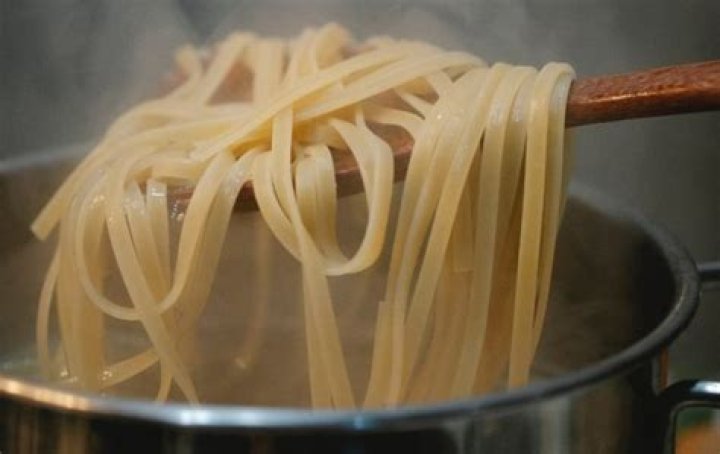 Do you rinse pasta with cold or hot water?