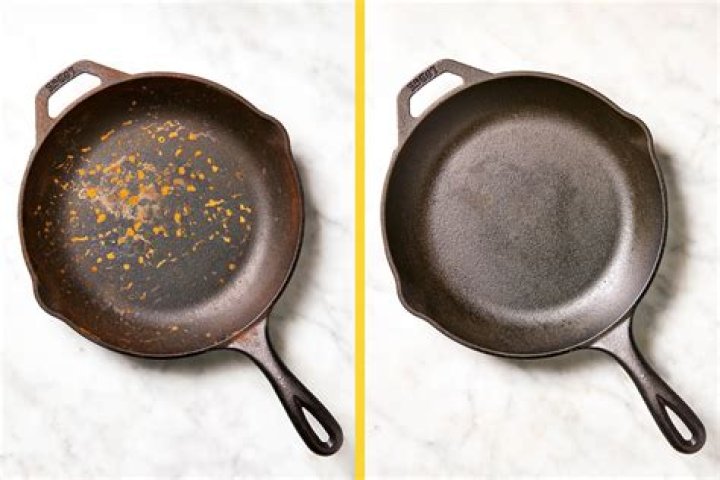 Do you spray Pam on cast iron skillet?