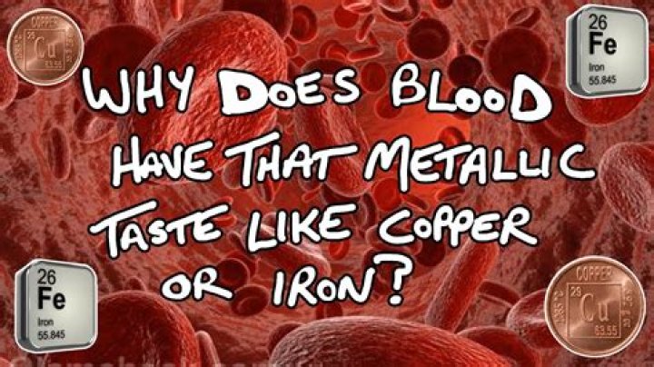Does blood smell like iron?