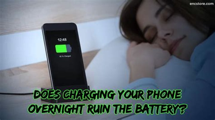 Does charging your phone overnight ruin the battery?