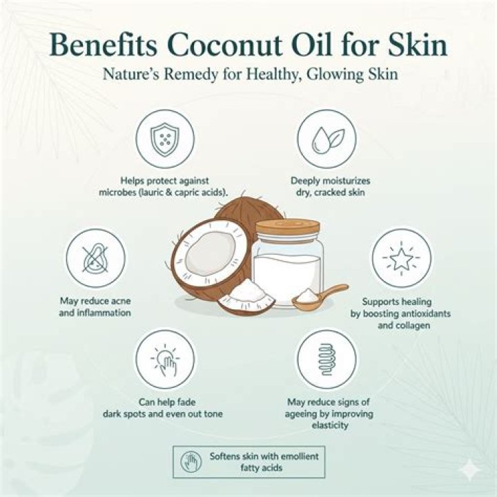 Does coconut oil plump skin?
