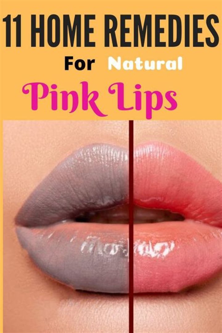 Does ghee make lips pink?