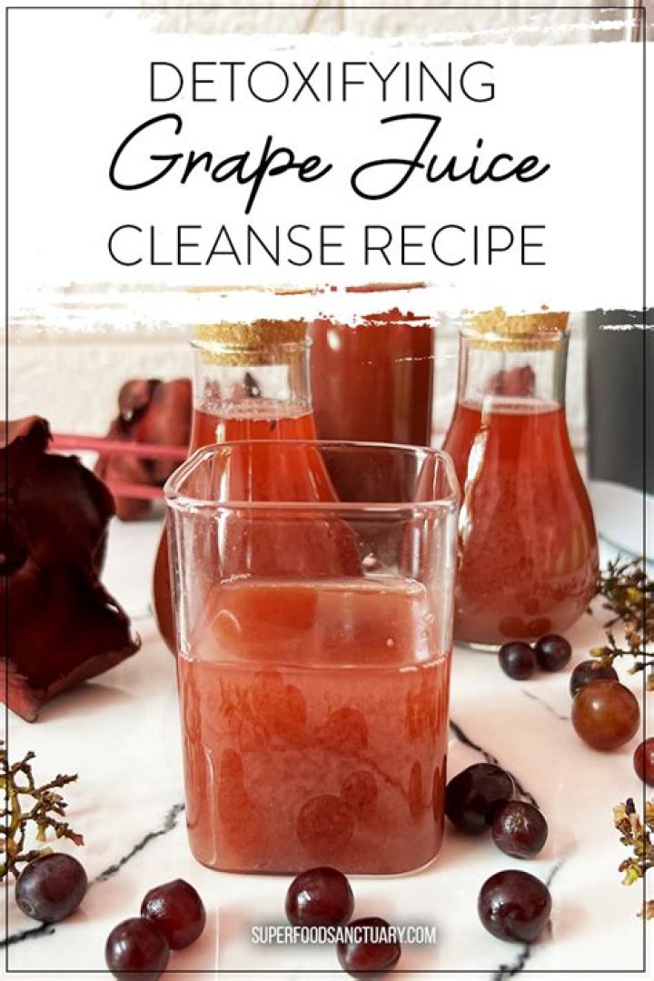 Does grape juice cleanse your kidneys?