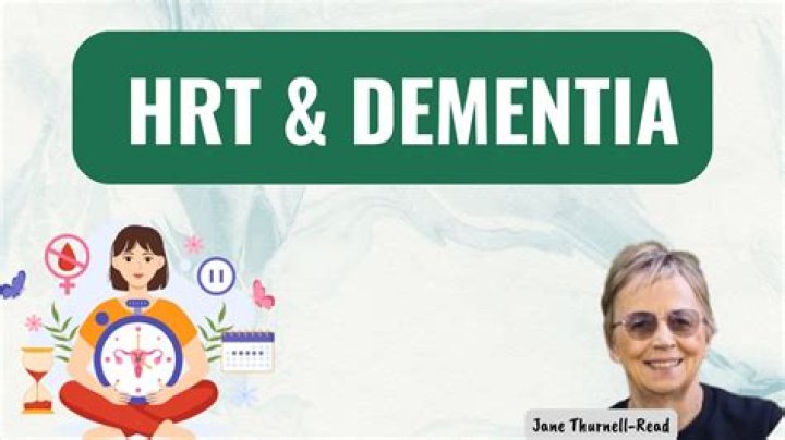 Does HRT cause dementia?