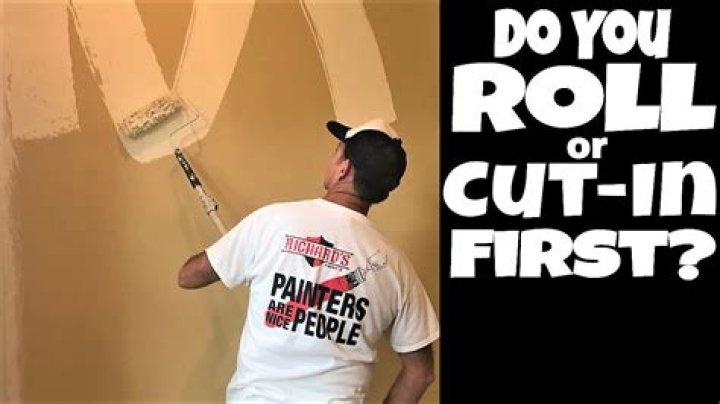 Does it matter if you roll or cut in first?