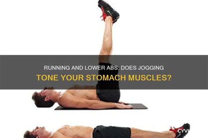 Does jogging tone your stomach?